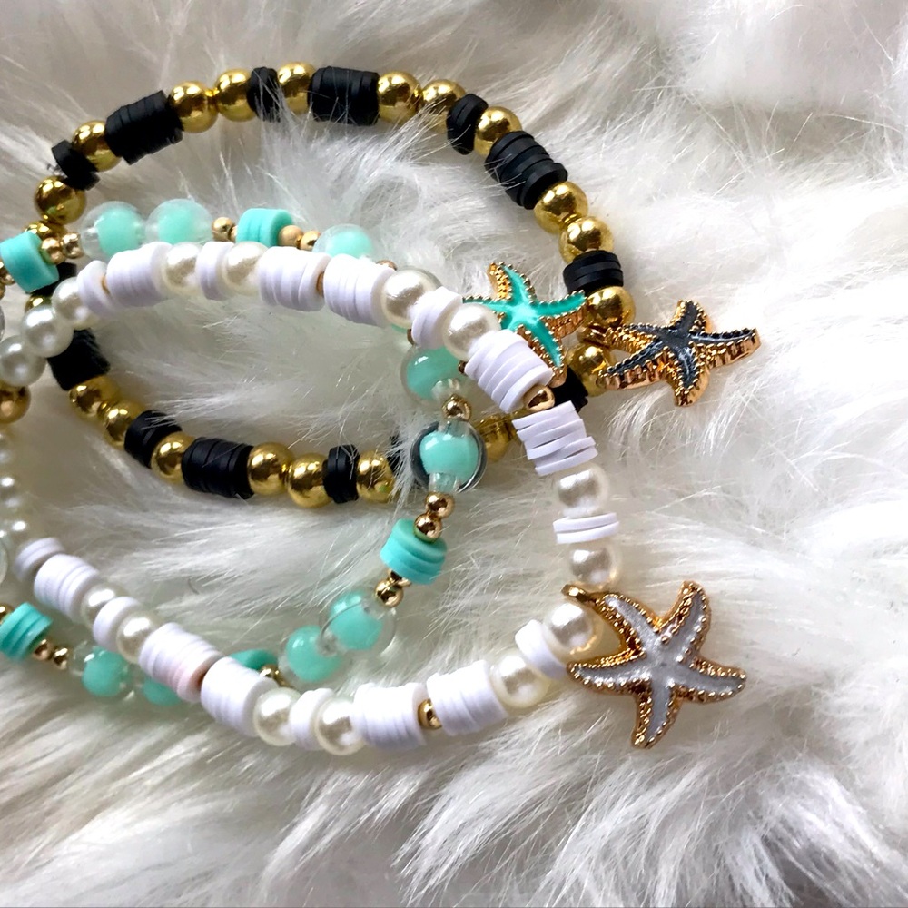 Sea Summer BRACELETS! Lara’s Bubbles Ocean Collection bracelets ~3 colors!🐬🤍🕷